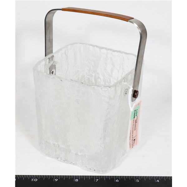 MIDCENTURY GLACIER ICE BUCKET BY HOYA