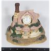 Image 1 : HOUSE STATUE WITH CLOCK IN ATTIC