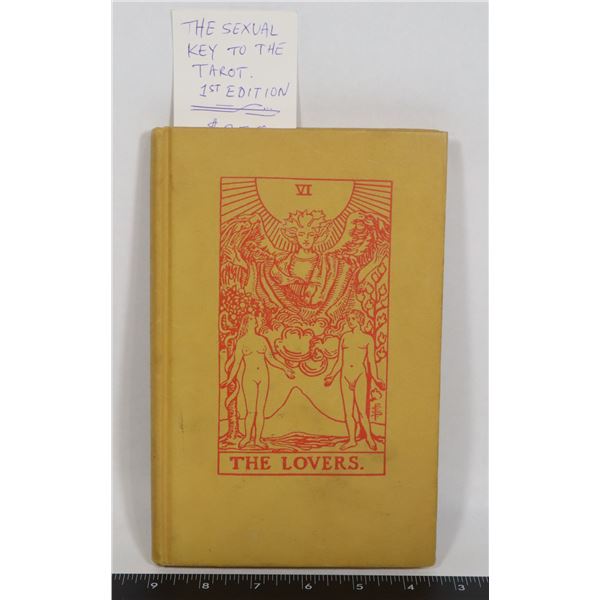 THE SEXUAL KEY TO THE TAROT 1ST EDITION BOOK