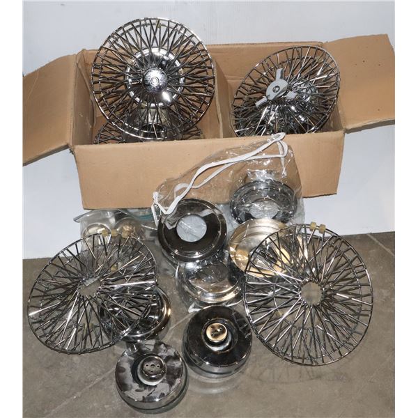 COMPLETE SET OF NEW AFTER MARKET DECORATIVE SPOKE