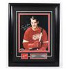 FRAMED SIGNED GORDIE HOWE #9 "MR. HOCKEY" DETROIT