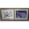 2 MARCIA VAN WOERT SIGNED/1 NUMBERED CHOW CHOW DOG PRINTS ART CHOWCHOW 1983/88