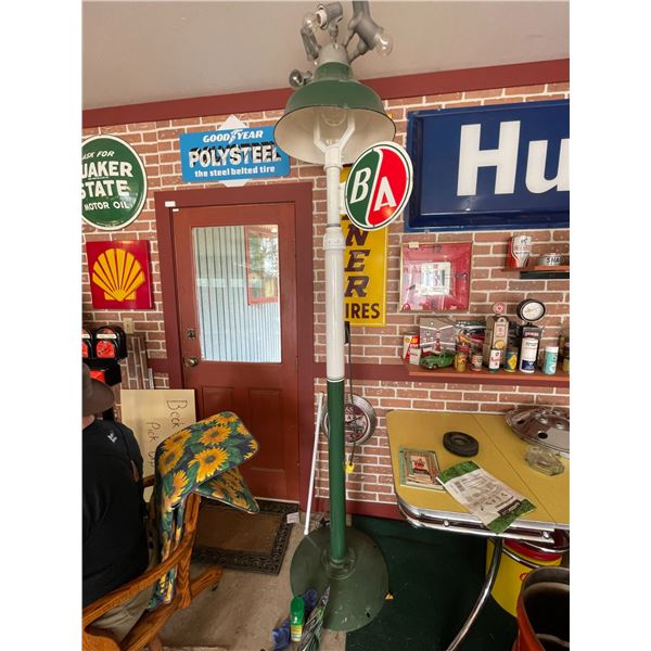 BA Gas Station Light 9ft Pole Shown - Original Pole 12 Feet included.