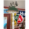 Image 2 : BA Gas Station Light 9ft Pole Shown - Original Pole 12 Feet included.