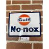 Image 1 : Gulf No Nox Sign 12 x 8 Original