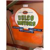 Image 1 : Delco Motors Original Sign 23 x 26
