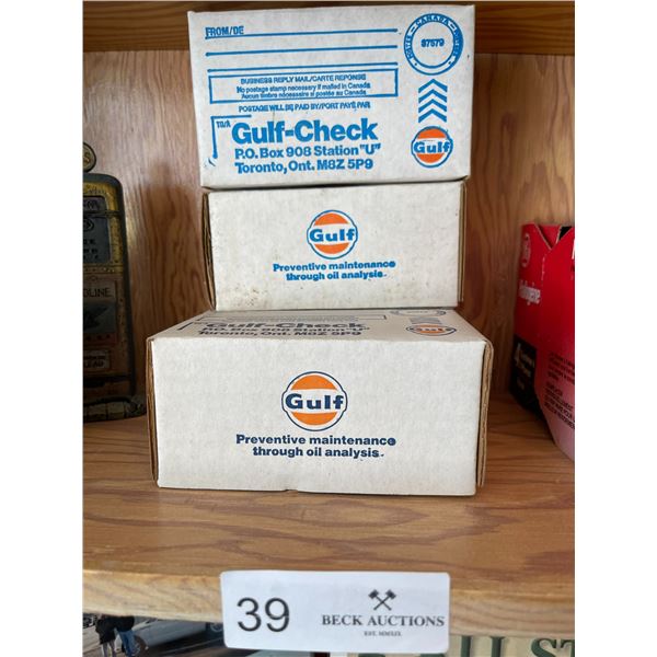 Gulf Oil Analysys Kits x 4