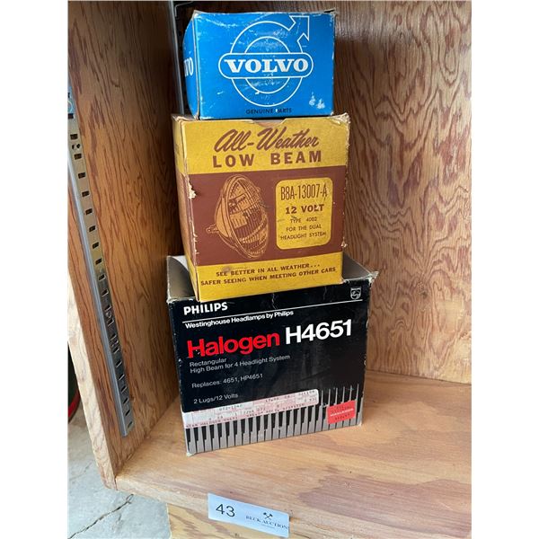 Lo Beam & Volvo Engine Heater & Halogen Light