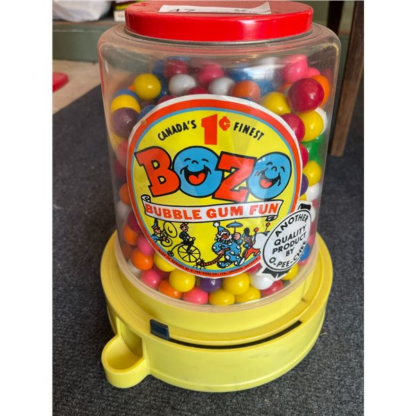 O-Pee-Chee Bozo Clown Vending Machine Works - Eating Gum Not Recommended lol