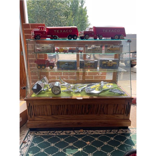1920s Oak Display Case - Items Not Included 48L x  22D x 42H