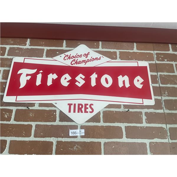 Firestone 6 Months To Pay Sign Original 29 x 17