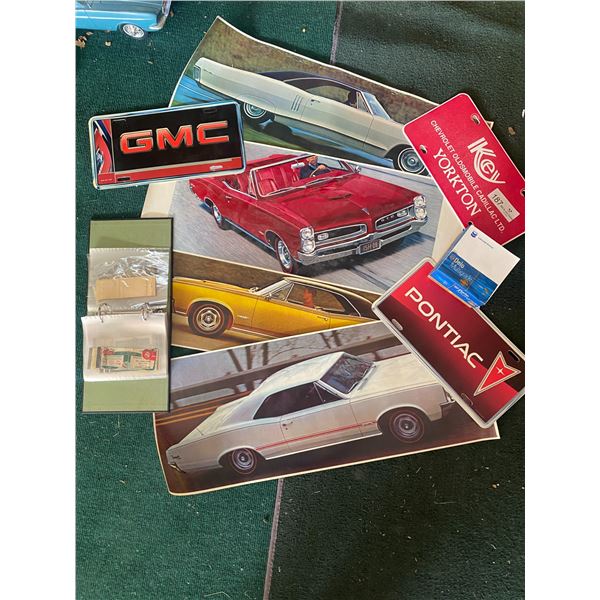 Four Posters Collectible Advetisement Licence Plates & A Matchbook cover collection