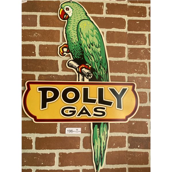 Polly Gas Sign 21" x 31"h