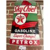 Image 1 : Texaco Sky Chief Gasoline Supercharge w/ Petrox Sign