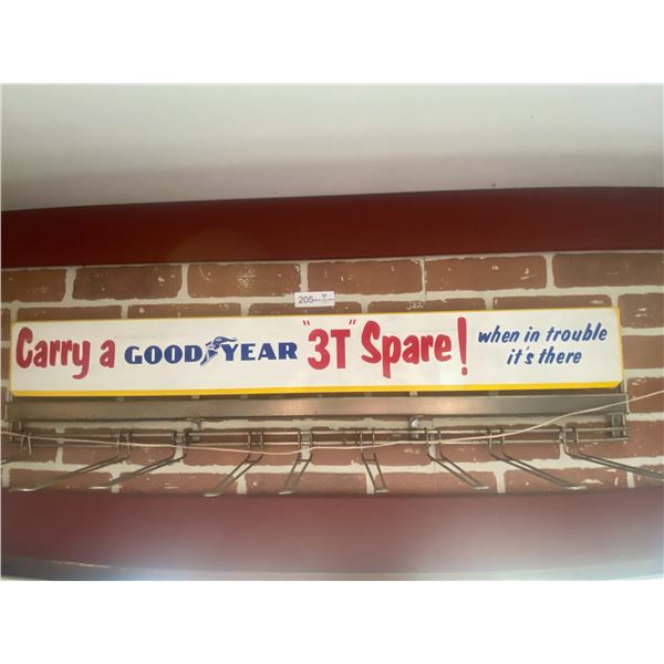 Original Good Year Rack (fan belts) 39" x 13"h