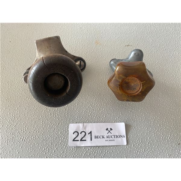 Mopar and Bakelight vintage steering wheel spinners