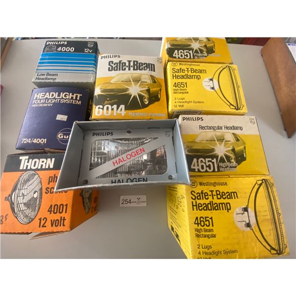 Genuine Inner Headlight, Safe T-Beam Headlamps Philips, Thorn, Westinghouse brands