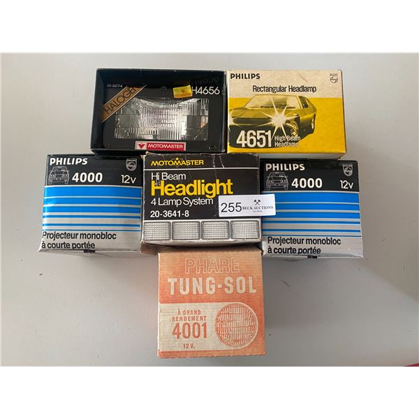 Multiple Hi-Beam headlamps replacements, Rectangular Headlamps,  Motomaster Philips & more