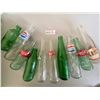 Image 1 : Ten Glass Collectible Pop Bottles  Coca cola, pepsi, Double-Cola, Crush