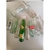 Image 1 : 10 Vintage assorted pop glass bottles