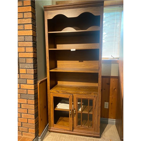 Shelving Unit w/Cabinet 32" x 15" x76"h