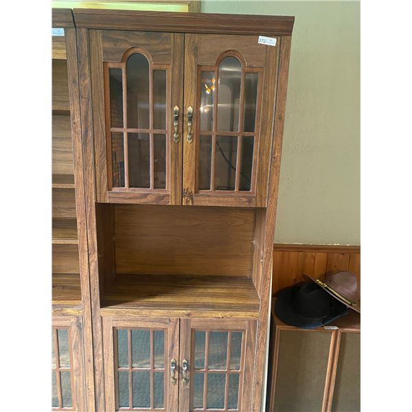 Storage Cabinet and bookshelf 32"x 15" x76"h