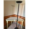 Image 1 : Corner Table & Stand-Up Lamp 52" x24" x30"h lamp is 6 ft