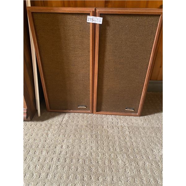 Two Realistic Optimus Speakers 12" x 11" x23" h