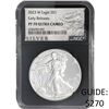 Image 1 : 2023-W Black Silver Eagle NGC PR70 UCam Sil. Label