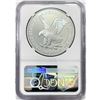Image 2 : 2023-W White Silver Eagle NGC PR70 UCam Gold Label