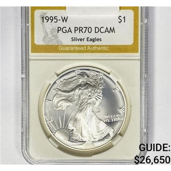 1995-W American Silver Eagle PGA PR70 DCAM