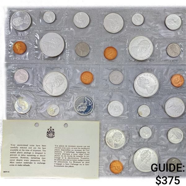 1965 Canada Proof Silver Coin Sets (30 Coins)