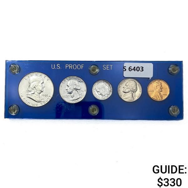 1955 US Proof Coin Sets (5 Coins)