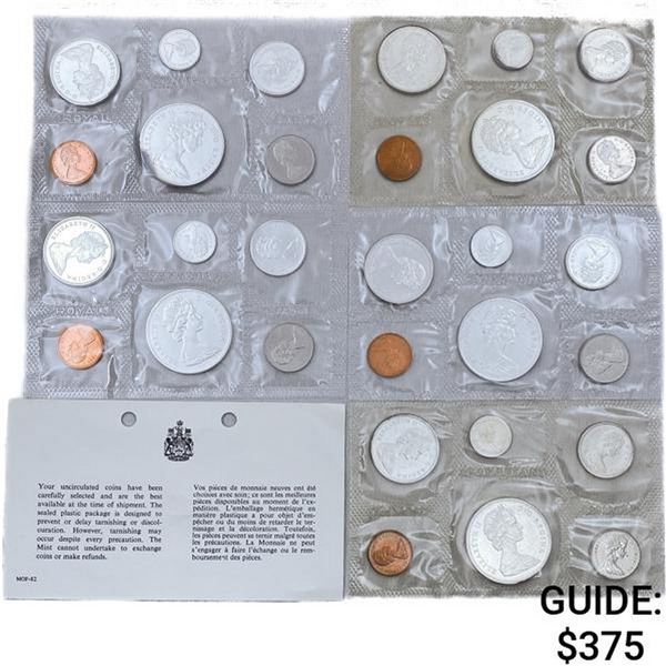1965 Canada Proof Silver Coin Sets (30 Coins)
