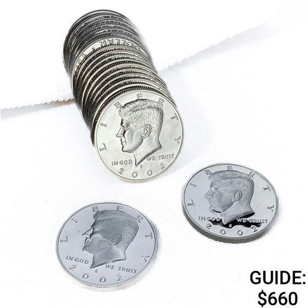 2007-S Kennedy PF Silver Half Dollar Roll (20 Coin