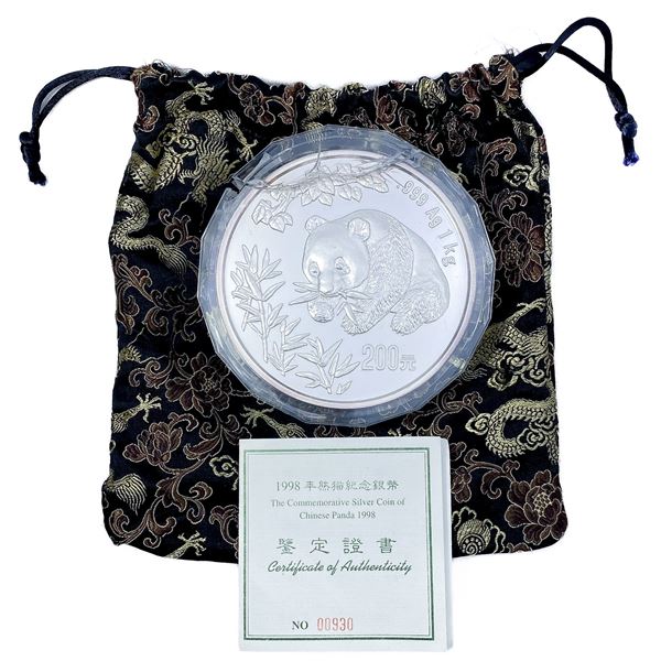1998 China 35oz Panda Medal