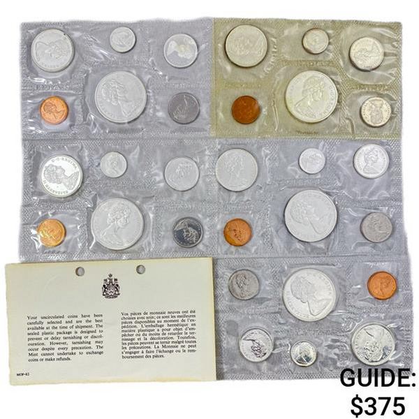 1965 Canada Proof Silver Coin Sets (30 Coins)