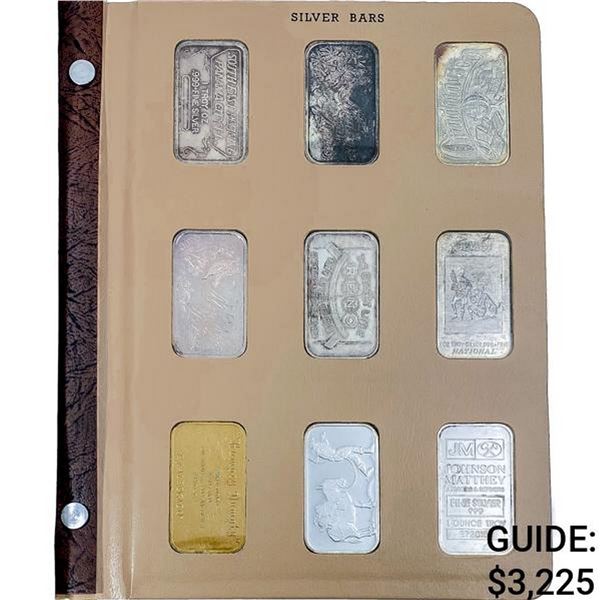 1oz Silver Bar Book (35 Items)