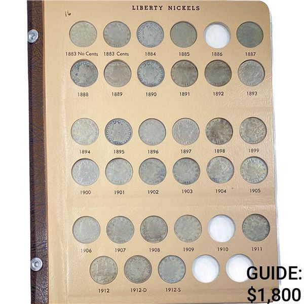 1883-1912 Victory Five Cent Book (31 Coins)