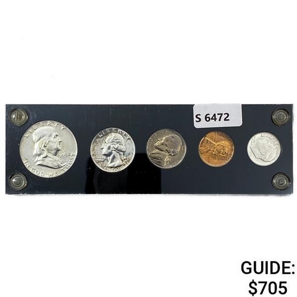 1952 US Proof Coin Set (5 Coins)