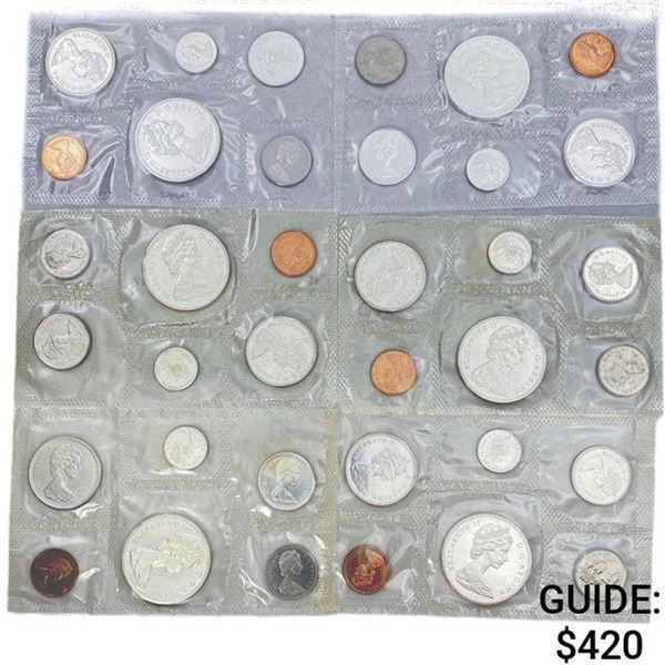 1965 Canada Proof Silver Coin Sets (36 Coins)