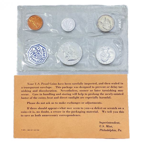 1963 US Proof Coin Set (5 Coins)