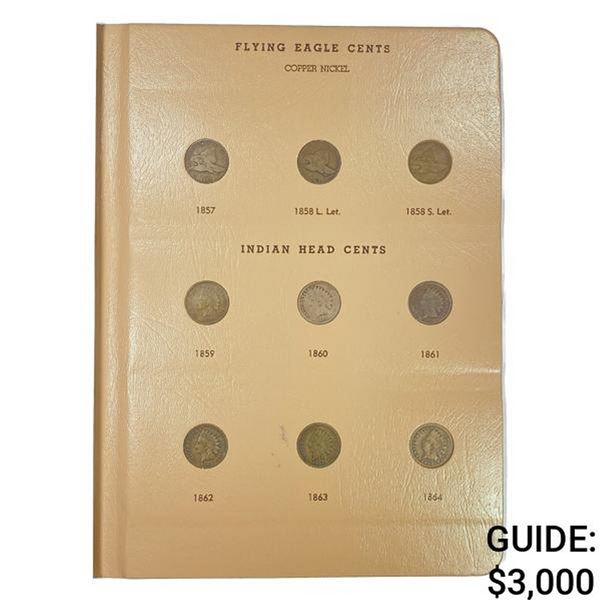 1857-1909 Misc Cent Book (58 Coins)