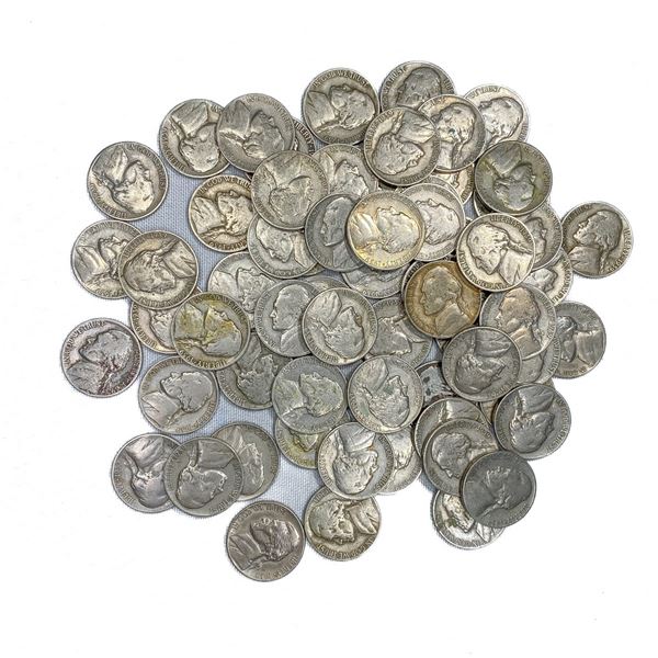 1939 Jefferson Nickels (65 Coins)