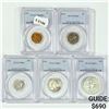Image 1 : 1953 US Proof Set (5 Coins) PCGS
