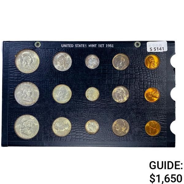 1951 US Mint Coin Set (15 Coins)