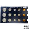 Image 1 : 1951 US Mint Coin Set (15 Coins)