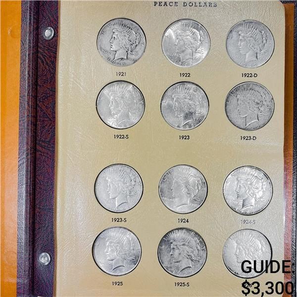 1921-1935 Peace Silver Dollar Book (24 Coins)