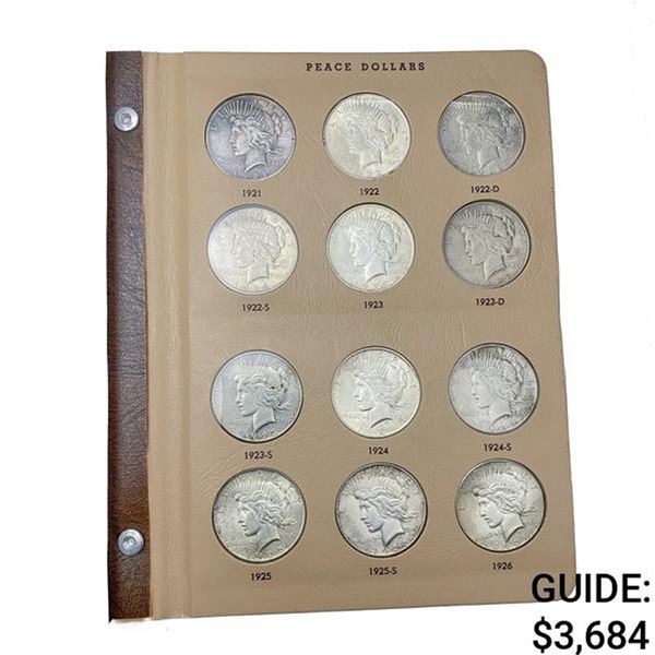 1921-1935 Peace Silver Dollar Book (24 Coins)