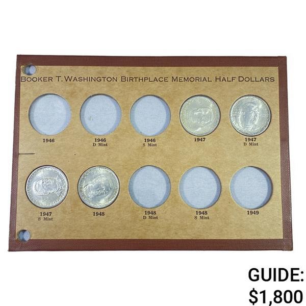 1947-1954 Booker T. & Carver Coin Album (34 Coins)